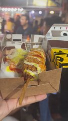 Fully Loaded Corn Dog | Mozzarella Cheese Corn Dog | Hussainabad Food Street #corndog #foodshorts