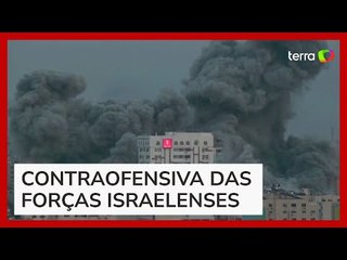 Prédio inteiro desaba após contra-ataque de Israel em Gaza