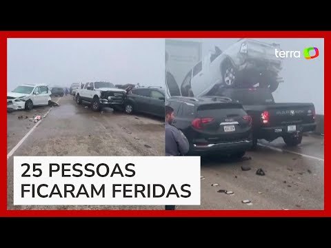 'Super neblina' causa engavetamento com 158 veículos e deixa sete mortos nos EUA