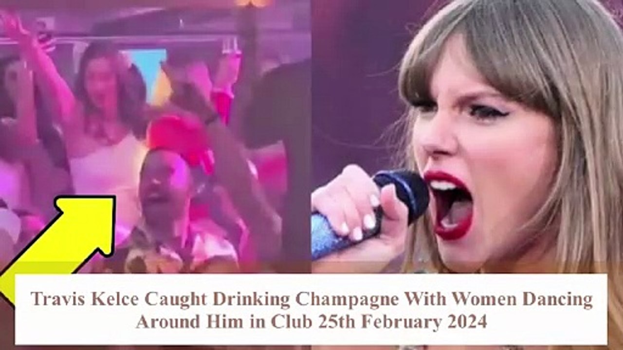 Champagne Revelry: Travis Kelce's Vegas Night Out!