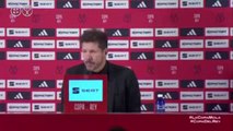 Rueda de prensa de Simeone tras el Athletic Club vs. Atlético de Madrid, vuelta de semifinales de Copa del Rey