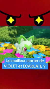 Quel est le MEILLEUR STARTER de POKÉMON VIOLET et ÉCARLATE ?