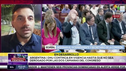 Download Video: Comisión Bicameral de Trámite Legislativo de Argentina analizó la discusión del DNU