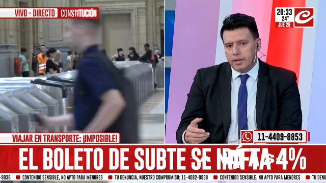 Controles para quienes saltan molinetes en el transporte público