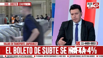 Controles para quienes saltan molinetes en el transporte público