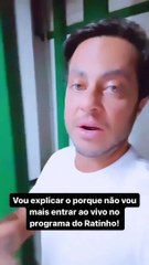 Thammy Miranda se pronuncia após abandonar gravação por fala transfóbica de Ratinho: 'Só peço respeito'