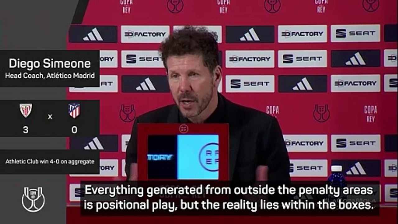 Simeone seeking improvement in both boxes as Atlético lose semi-final