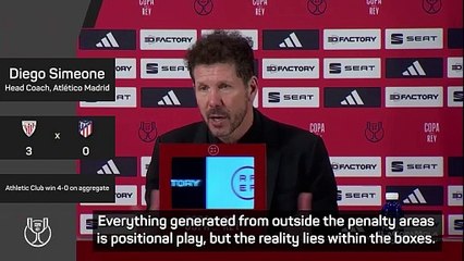Simeone seeking improvement in both boxes as Atlético lose semi-final