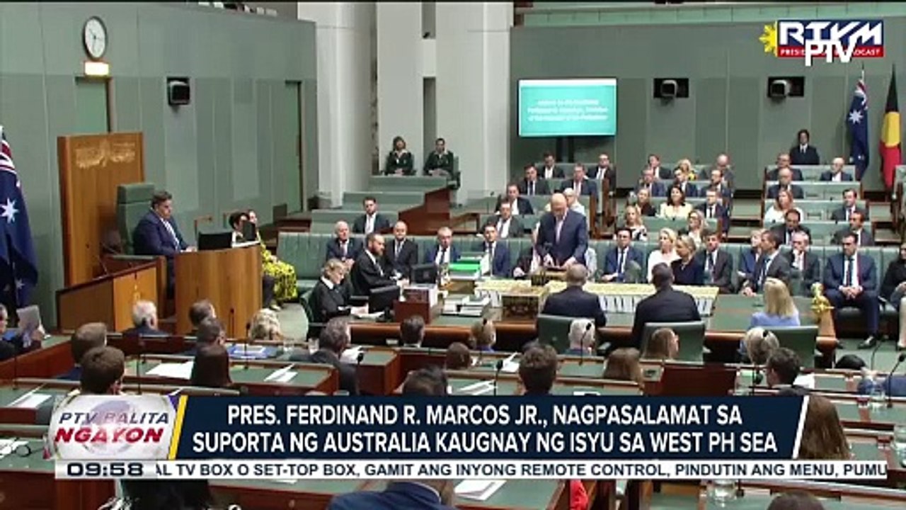 PBBM, nagpasalamat sa suporta ng Australia kaugnay ng isyu sa West PH Sea;