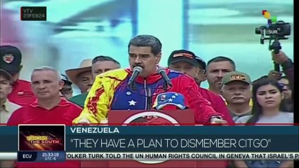 President Maduro denounces U.S. plan to steal and destroy CITGO