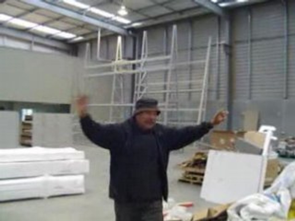 Mat's new workplace