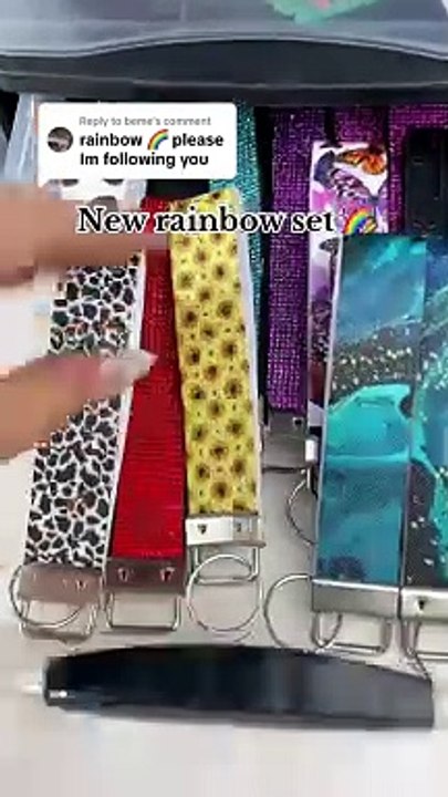 Rainbow keychain set, do you like it?