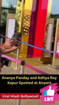 Shruti Hassan, Ananya Panday,Aditya Roy Kapur & Janhvi Spotted at Airport Viral Masti Bollywood