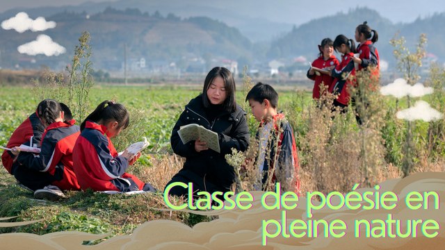 Classe de poésie en pleine nature
