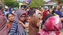 Ibu Hamil Terjatuh Saat Antre Beras Murah di Grobogan