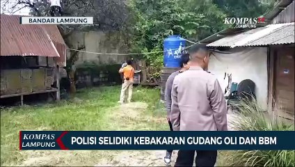 Polisi Selidiki Peristiwa Gudang Oli dan BBM Terbakar