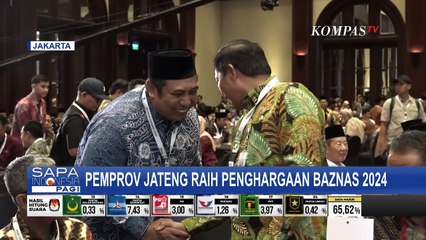 Pj Gubernur Jateng Raih Penghargaan Kepala Daerah Pendukung Pengelolaan Zakat Terbaik