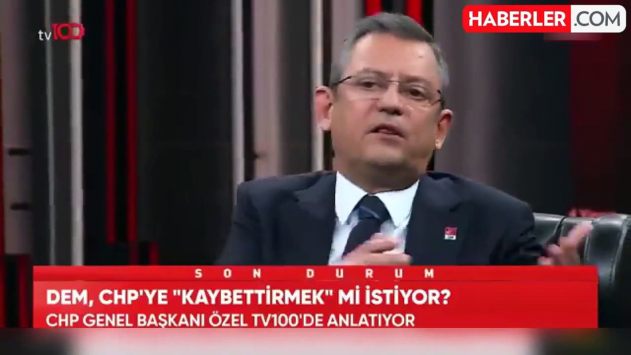 CHP, DEM Parti ile ittifak mı? Özgür Özel ne dedi?