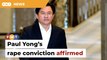 Appeals Court affirms Paul Yong’s rape conviction