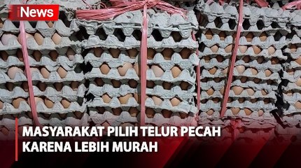 Lebih Murah, Masyarakat Pilih Telur Pecah Ketimbang Telur Ayam
