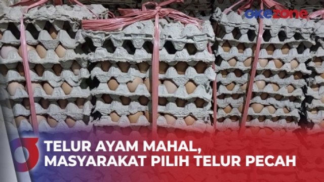 Harga Telur Ayam Melonjak, Masyarakat Beralih ke Telur Pecah