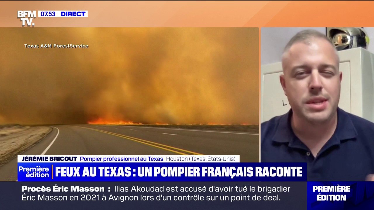 "Le feu est vraiment gigantesque et hors de con...