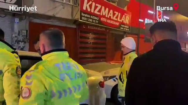 Bursa'da alkollü sürücü 'dur' ihtarına uymadı, geri vitese takıp kaçmaya çalıştı
