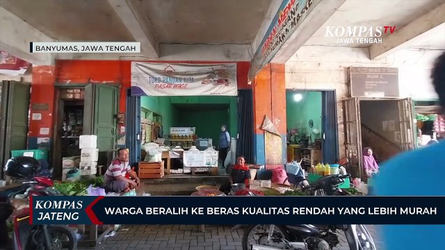 Harga Beras Mahal, Warga Beralih ke Beras Kualitas Rendah