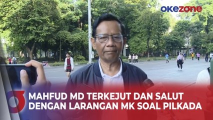 Download Video: Mahfud MD Mengaku Salut dan Terkejut dengan Larangan MK soal Pilkada Serentak 2024