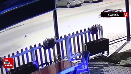 Konya'da 2 motosiklet kafa kafaya çarpıştı