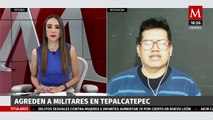 Agreden a militares con explosivos en Tepalcatepec, Michoacán