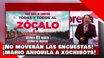 VEAN! ¡no lograrán mover las encuestas! ¡Mario aniquila a Móchitl, sus Xochibots y al frente guango!