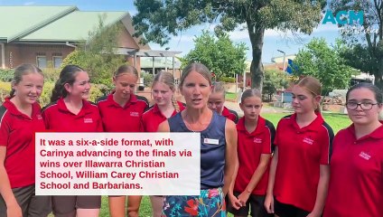 Carinya Christian Schools three-peat at state hockey tournament