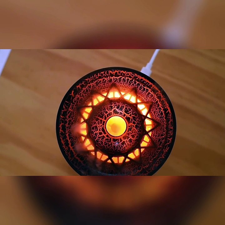 Volcano Flame Diffuser: Essential Oil Diffuser, Humidifier, Night Lightdiffuser