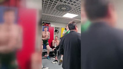 Ergin Ataman, Real Madrid zaferi sonrası alkışlarla karşılandı!