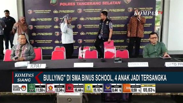 Polres Tangsel Ungkap 4 Anak yang Jadi Tersangka Kasus 'Bullying' Geng SMA di Binus School Serpong