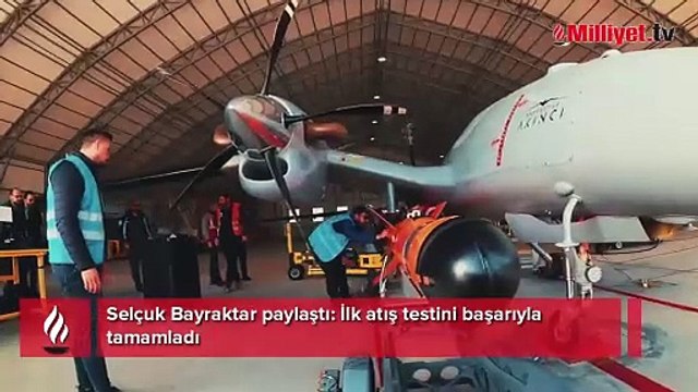 Selçuk Bayraktar paylaştı: İlk atış testini başarıyla tamamladı