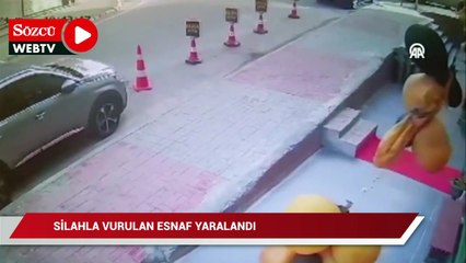 Download Video: Beylikdüzü'nde iş yerinin camını silerken silahla vurulan esnaf yaralandı