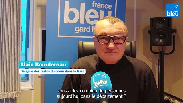 Alain Bourdereau, délégué des Restos du Coeur dans le Gard
