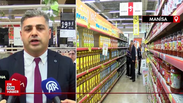 Manisa’da marketlerde fahiş fiyat ve etiket denetimi