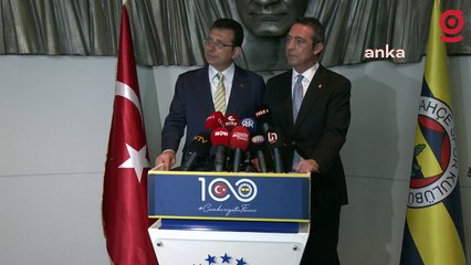 İmamoğlu Fenerbahçe'yi ziyaret etti