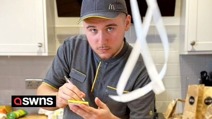 "I transformed my mum's kitchen into a McDonald's restaurant - I spent £311 buying the whole menu"