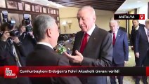 Cumhurbaşkanı Erdoğan’a Fahri Aksakallı ünvanı verildi