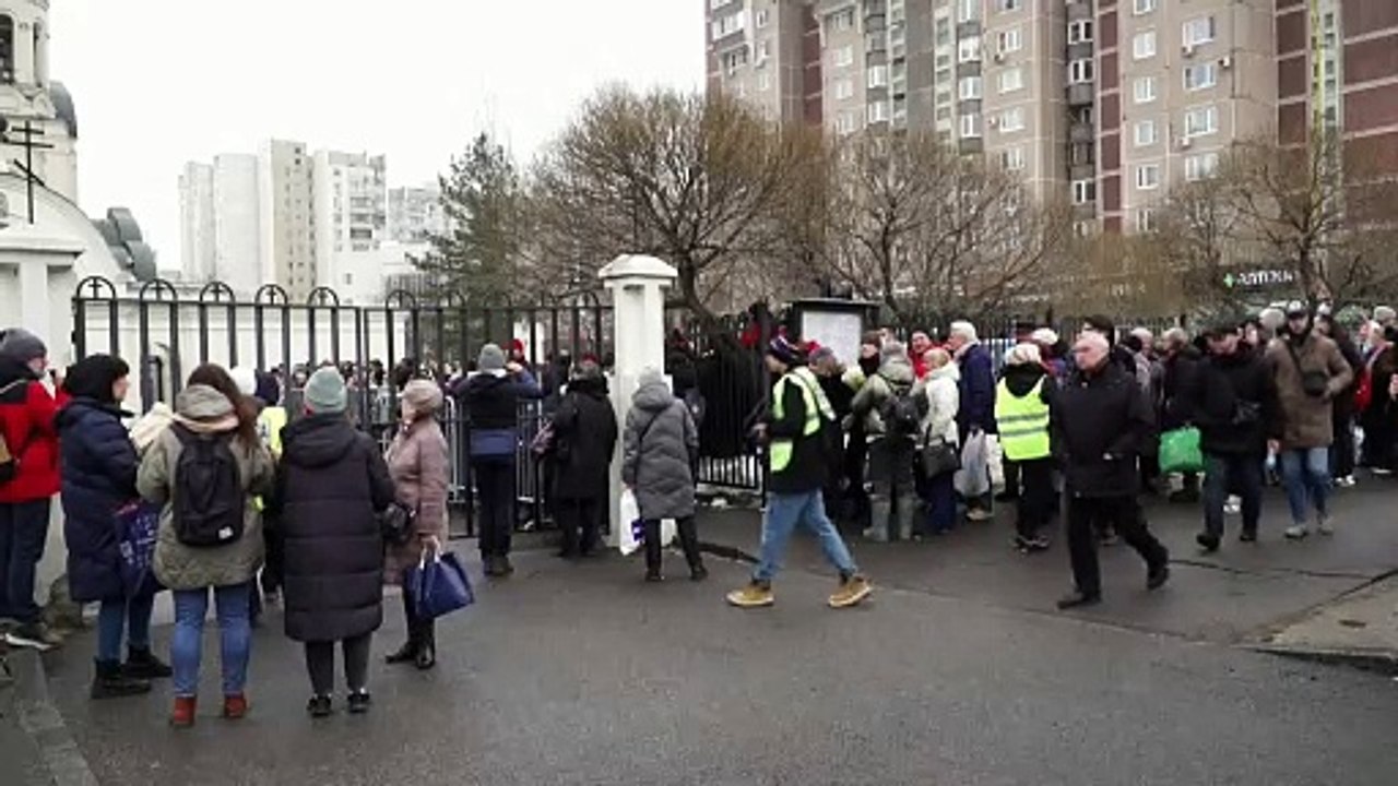 Polizei sichert Trauerfeier für Nawalny in Moskau mit Großaufgebot ab