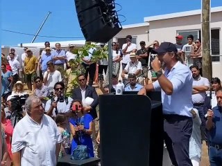 Presidente Lacalle Pou en realojo del Barrio Kennedy, Maldonado (21/02/2024)