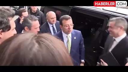İmamoğlu'ndan Ali Koç'u gülümseten espri: On defa bana sarı lacivert kravat gelecek diye bekledik, gelmedi