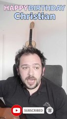 Happy Birthday, Christian! Geburtstagsgrüße an Christian
