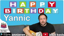 Happy Birthday, Yannic! Geburtstagsgrüße an Yannic