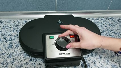 Gofrera Severin preparación