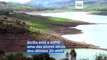 Estado de emergência declarado na Sicília devido à seca. Racionamento da água já está em marcha